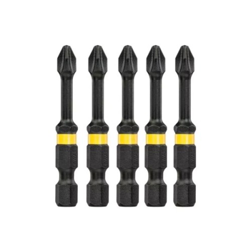 Набір біт DeWALT IMPACT TORSION, ударні, Philips, Ph2, L = 50 мм, 5 шт (DT7998T)