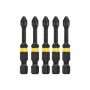 Набір біт DeWALT IMPACT TORSION, ударні, Philips, Ph2, L = 50 мм, 5 шт (DT7998T)