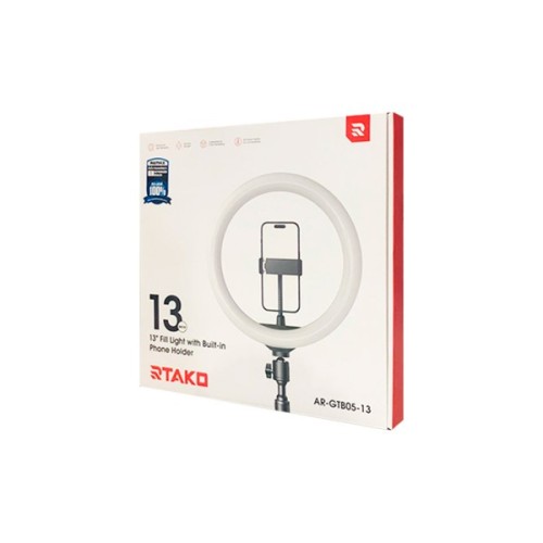 Набір блогера RTAKO LED лампа з тримачем AR-GTB05-13 13" Ring light (6930539513020)