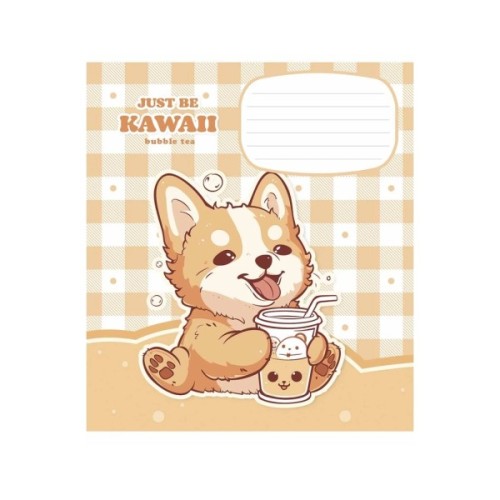 Зошит Школярик Just be kawaii 12 аркушів клітинка (012-3480K)