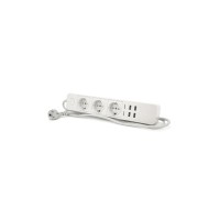 Мережевий фільтр живлення Voltronic 3 роз, 4USB, 2м Black (ТВ-Т09)