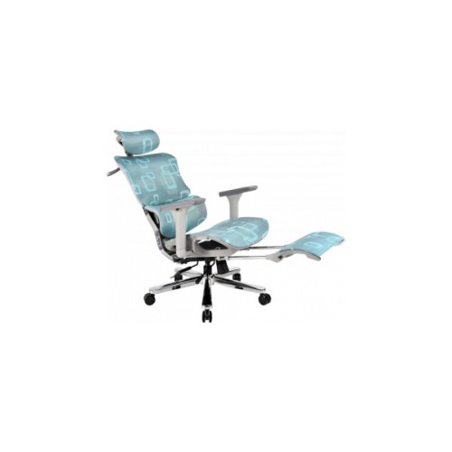 Офісне крісло GT Racer B-528 Gray/Blue