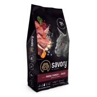 Сухий корм для кішок Savory Adult Cat Steril Fresh Turkey and Duck 8 кг (4820232631607)