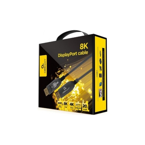 Кабель мультимедійний DisplayPort M to DisplayPort M 5.0m V1.4 8K60Hz/4K120Hz AOC Cablexpert (CC-DP8K-AOC-5M)