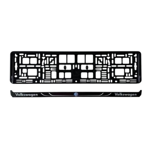 Рамка номерного знака Poputchik Volkswagen (24-118-IS)
