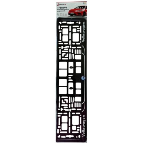 Рамка номерного знака Poputchik Volkswagen (24-118-IS)