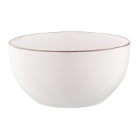 Салатник Ardesto Asti 670мл, 14.2см, кераміка, білий (AR1414AW)