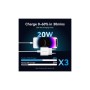Зарядний пристрій Vention 1xUSB-C PD20W + cable USB-C to Lightning white (G17W0-EU)