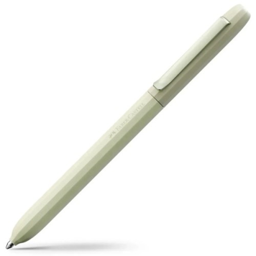 Ручка кулькова Faber-Castell поворотна серії AVORI Fresh Breeze, колір корпусу салатовий, синя ХВ (1,0 мм) (33072)