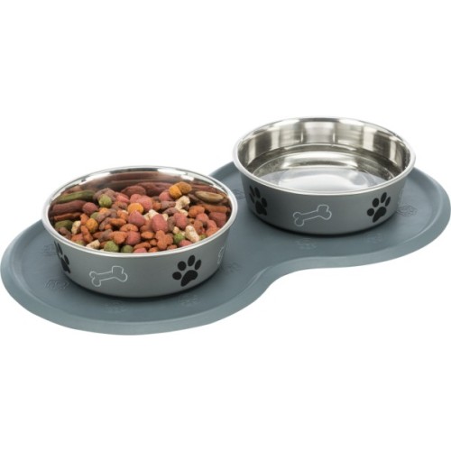 Килимок під миски Trixie гумовий 45x25 см (4011905245614)