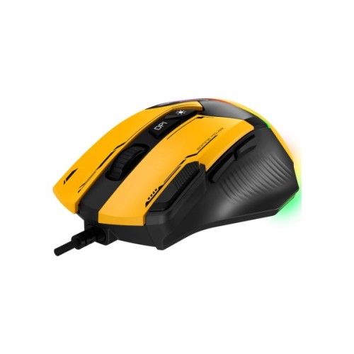 Мишка GamePro GM300Y USB Yellow/Black (GM300Y)