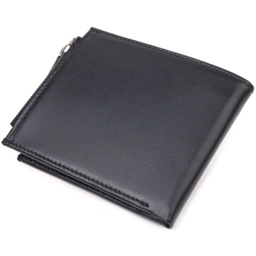 Гаманець Canpellini З натуральної шкіри Чорний (21505)