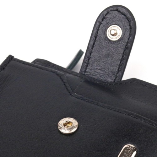 Гаманець Canpellini З натуральної шкіри Чорний (21505)