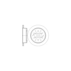 Гальмівний диск HI-Q SD4027