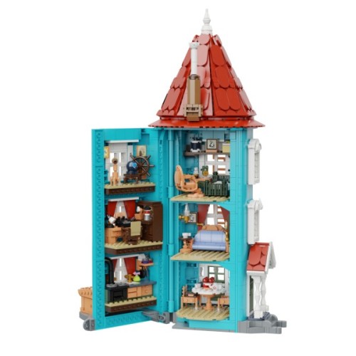 Конструктор Pantasy Moomin Будиночок Мумі-тролів (87201)