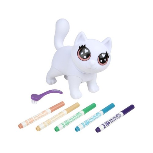 Набір для творчості Crayola Washimals Котик- велетень, з фломастерами 5 шт (74-7518)