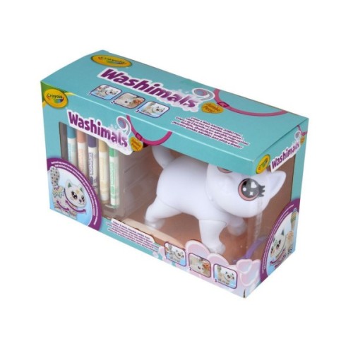 Набір для творчості Crayola Washimals Котик- велетень, з фломастерами 5 шт (74-7518)