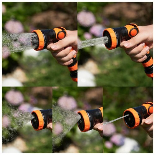 Пістолет для поливу SEQUOIA кількість режимів 8, пластик, вага 0.2 кг (SWPSN8)