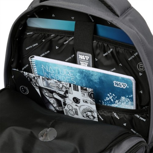 Рюкзак шкільний Yes T-51L Mood Zone Grafit (559360)