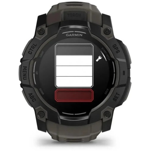 Смарт-годинник Garmin Instinct 3, Tactical, AMOLED, 50mm, Black, GPS (010-03020-50)