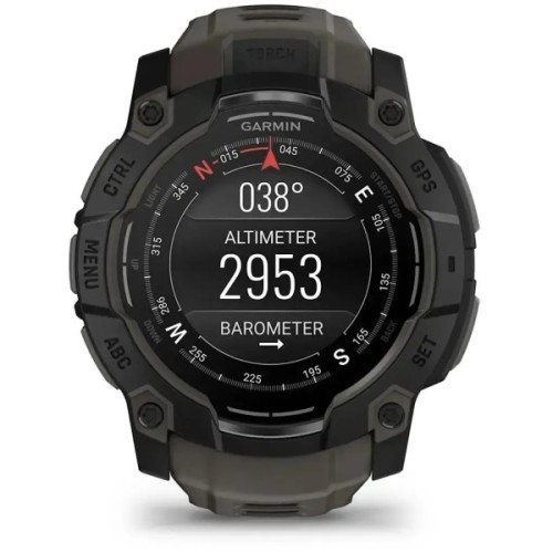 Смарт-годинник Garmin Instinct 3, Tactical, AMOLED, 50mm, Black, GPS (010-03020-50)