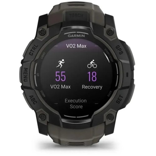 Смарт-годинник Garmin Instinct 3, Tactical, AMOLED, 50mm, Black, GPS (010-03020-50)