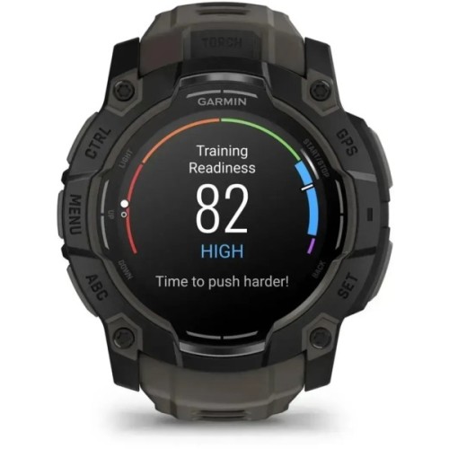 Смарт-годинник Garmin Instinct 3, Tactical, AMOLED, 50mm, Black, GPS (010-03020-50)