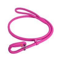 Повідець для собак WAUDOG "GLAMOUR" круглий Ш 13 мм, Д 183 см рожевий (34487)