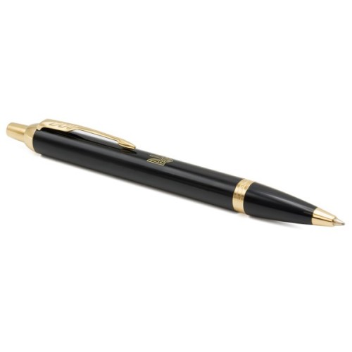 Ручка кулькова Parker IM 17 UKRAINE Black GT BP Тризуб прозорий (22032_T010y)