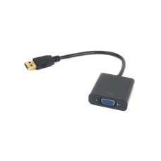 Перехідник USB 3.0 M to VGA F PowerPlant (CA910380)