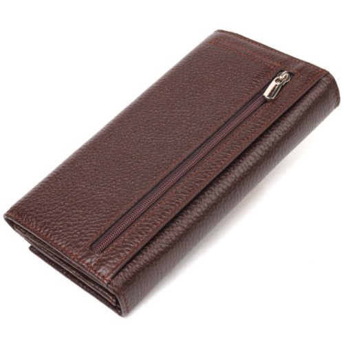 Гаманець Canpellini З натуральної шкіри Коричневий (21654)