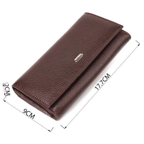 Гаманець Canpellini З натуральної шкіри Коричневий (21654)