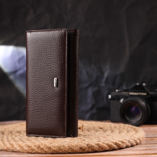 Гаманець Canpellini З натуральної шкіри Коричневий (21654)