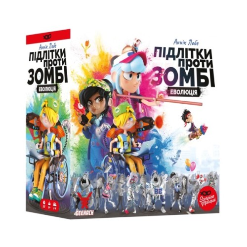 Настільна гра Geekach Games Підлітки проти зомбі (Zombie Teenz Evolution) (укр.) (GKCH017ZTE)