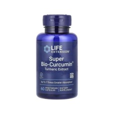 Вітамінно-мінеральний комплекс Life Extension Куркумін, 400 мг, Super Bio Curcumin, Turmeric Extract, 60 вегетаріанських (LEX-40706)