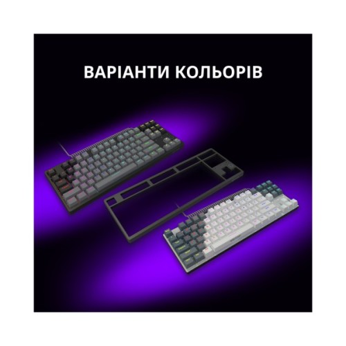 Клавіатура Lorgar Azar 514TKL RGB Mechanical USB UA Black/Grey (LRG-GK514TKL-BK-UA)