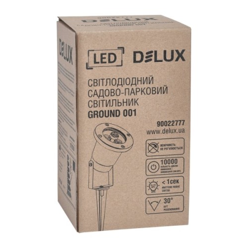 Світильник Delux GROUND 001 LED 3W 5000К 230V IP64 (90022777)