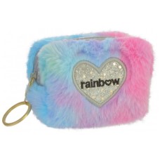Гаманець дитячий Cool For School Брелок пухнастий Rainbow (CF87108)