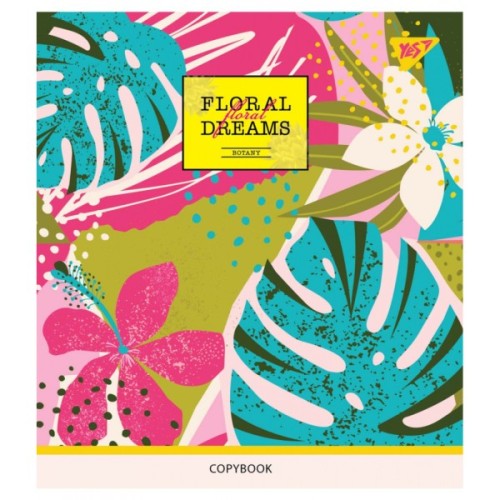 Зошит Yes А5 Tropical Paradise 18 аркушів клітинка (765197)