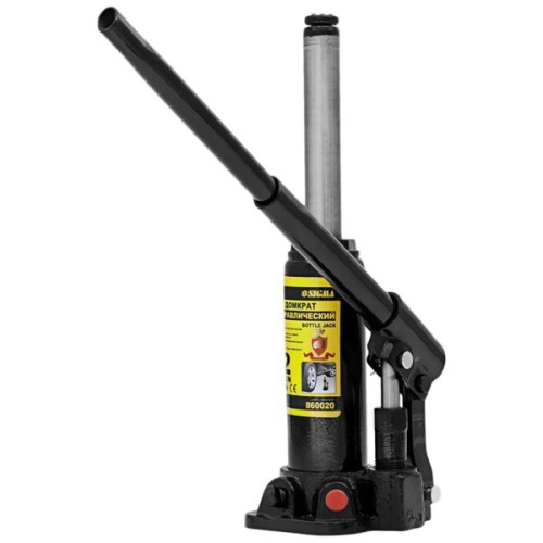 Домкрат Sigma гідравлічний пляшковий 2т, 180-333мм (6101021)