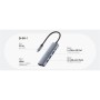 Концентратор Cudy USB-C 5-in-1 1xHDMI 4K + 1xUSB-C PD100W + 1xUSB 3.0 5Gbps + 2xUSB 2.0 (UH405)
