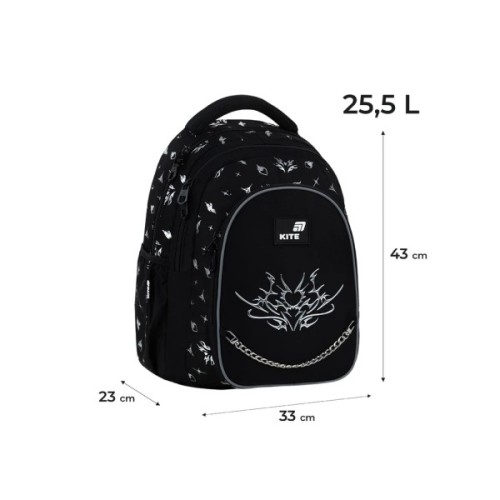 Рюкзак шкільний Kite Education teens 8001L Gothic Elegance (K26-8001L)