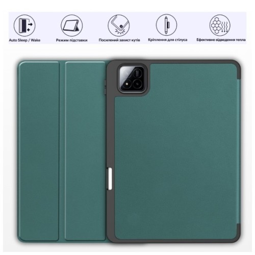 Чохол до планшета BeCover Flexible TPU Mate Xiaomi Pad 7 / 7 Pro 11.2" Dark Green (715616)