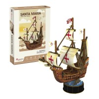 Пазл Cubic Fun Тривимірна головоломка-конструктор Санта Марія (T4031h)
