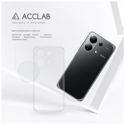 Чохол до мобільного телефона ACCLAB ShockProof Xiaomi Redmi Note 13 4G Transparent (1283126592300)
