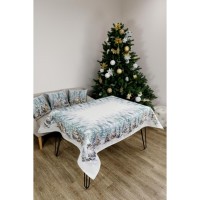 Скатертина Прованс гобеленова Казкові гноми 135х220 см (038449)