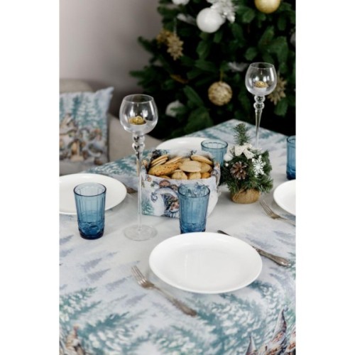 Скатертина Прованс гобеленова Казкові гноми 135х220 см (038449)