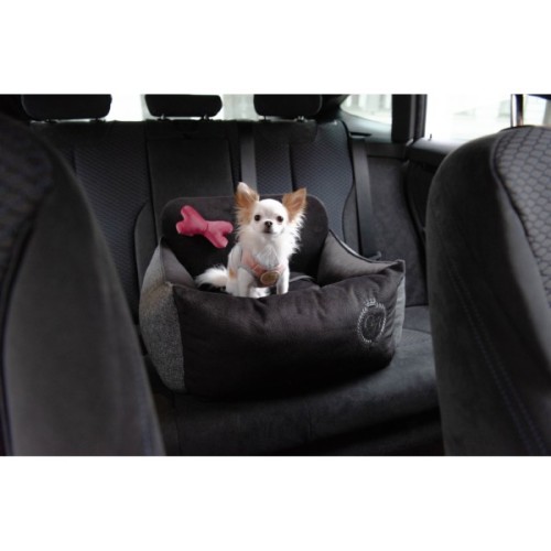 Автомобільне крісло для тварин Chloe's Home Paris M/L 65х45 см чорне (CLH1004)