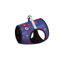 Шлея для собак WAUDOG Clothes м'яка з QR адресником "Сила Супермена" XS2 (221-1079)