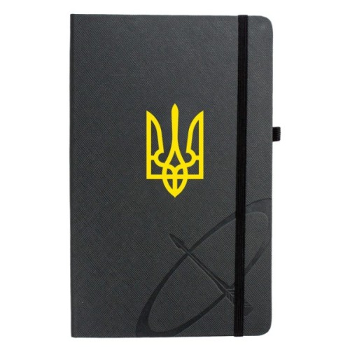 Ручка кулькова Parker IM 17 UKRAINE Black GT BP Тризуб + блокнот Parker + подар.упаковка GIFT24 (22032b24_T001y)